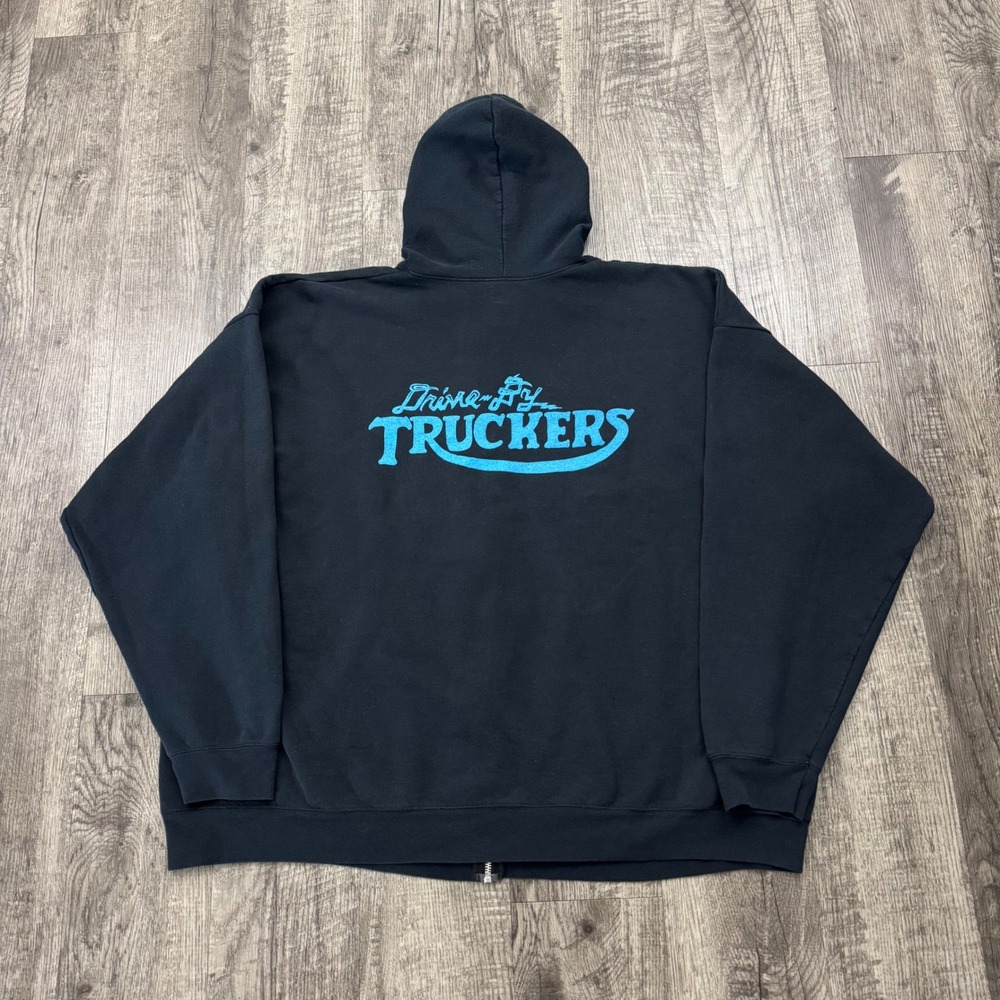 Drive-By Truckers Rock Band Full Zip Baggy Boxy Hoodie 3XL